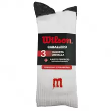 Calceta Wilson de Caballero 6 Pares - Blanco - Ver 1