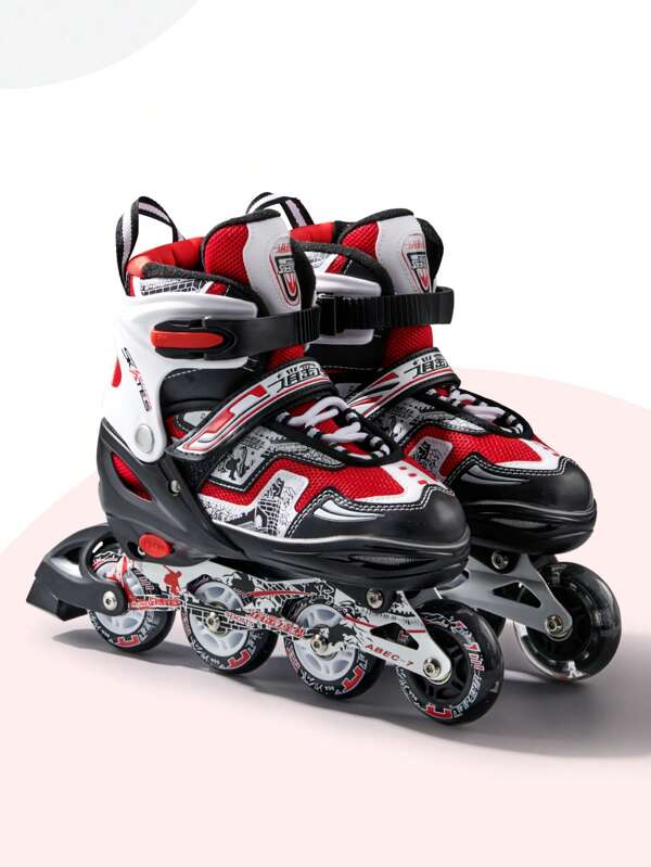 Flexible And Adjustable Professional Roller Skates With High Elasticity And Flash Wheel For Men