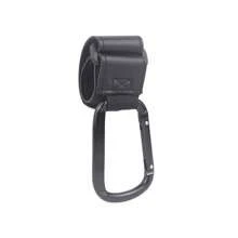 1pc Multifunctional Leather & Aluminum Alloy Hook With  For Electric Bikes, Bicycles, Strollers And Baby Carriages - Black - View 4