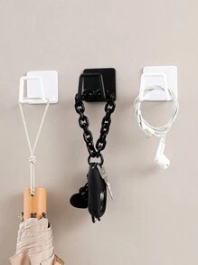 1pc Dishwashing Sponge With Drainage Rack, Kitchen Sink Dish Cloth, Steel Wool Ball, Scrubbing Rag Shelf, Suction Cup Storage Rack - White - View 7