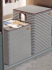 1 Túi đựng đồ họa tiết lưới có cửa sổ đựng quần áo và đồ giường, chống thấm nước và chống ẩm, thích hợp để di chuyển và cất giữ đồ trang trí Trang trí mùa thu Trang trí lễ hội Trang trí phòng Trang trí nhà Trang trí mùa thu Trang trí phòng ngủ - màu đen - Xem 1