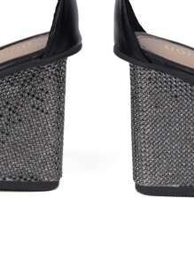 Women Heeled Sandals - 黑色 - 查看 8