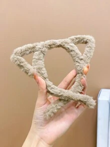 4入組彩色毛絨貓耳甜美頭帶,適用於女孩 - 彩色 - 查看 7