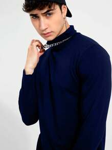 Men T-Shirts - Màu xanh hải quân - Xem 1