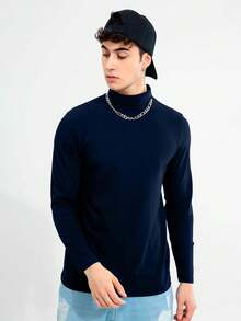 Men T-Shirts - Màu xanh hải quân - Xem 2