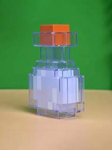 1 Luz De Botella De Poción, Luz De Bloque De Juego Multicolor, Luz De Antorcha, Juguete Modelo De Juego, Lámpara De Mesa Led De Dibujos Animados Creativos Para Decoración Del Hogar E Iluminación Ambiental En Dormitorio, Sala De Estar, Sala De Juegos, Luz Nocturna Para Dormir, Regalo, Recargable Por Usb