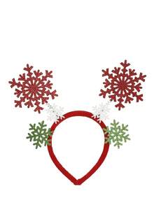 可男女皆可使用的聖誕節彩帶頭箍,紅色配件,綠色配件,雪花蝴蝶結鹿角聖誕樹裝飾眼鏡,聖誕老人禮物,假日派對道具,適合全家人聖誕節使用