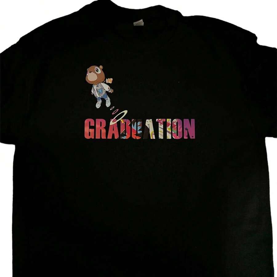 Kanyewest Graduation T-Shirt - 黑色 - 查看 1