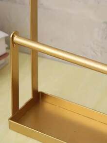 創意金屬首飾架配托盤,項鍊耳環手鍊鑰匙化妝品陳列收納,門口多功能收納架