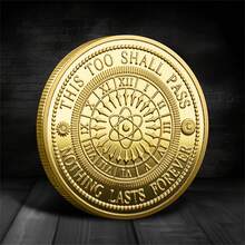 1 枚生命之樹紀念幣/流浪者紀念章,3d 金銀浮雕,銅銀電鍍工藝裝飾,個性化創意 - 彩色 - 查看 9