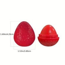 YZAK 1 件裝草莓口味潤唇膏,增強雙唇豐盈度,持久,保濕,滋養,唇部護理,女士唇線修復 - 草莓 - 查看 9