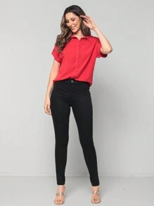 Women Blouses - Đỏ - Xem 4