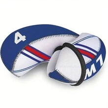 10 件裝美國國旗圖案氯丁橡膠高爾夫球桿鐵頭套減震防刮 - 藍色 - 查看 5