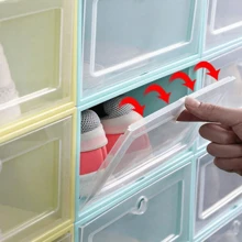 6 zapateras de plástico zapato moderno - Multicolor - Ver 7