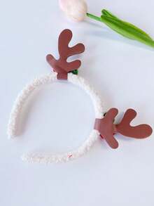 1 Máy Tính Nữ Giáng Sinh Nhung Đầu Tiên Mũ Đội Đầu Nai Sừng Tấm Tóc - Nhiều màu - Xem 4