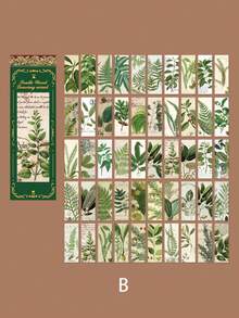 復古藝術日記材料裝飾貼紙 - 彩色 - 查看 7