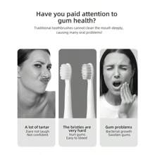 MUBITTU Irrigator Portable Dental Water Flosser 360°ROTARY NOZZLE Water Jet Floss Tooth  Strong Power,Mouth Washing Machine With High frequency motor, Built- in Smart Chip Teeth Cleaner - Pink - View 2