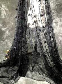 3d刺繡花紋蕾絲工藝品,適用於自製服裝和手工藝品的蕾絲面料 - 彩色 - 查看 6