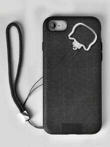 Multifunctional Mobile Phone Lanyard Ring Holder Finger Strap - Black - View 4