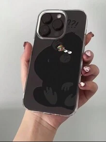 1入組tpu手機套,卡通猴子和問號圖案,防摔,適用於蘋果iphone 12 Pro Max,iphone 12 Pro,iphone 12,iphone 12 Mini,iphone 11 Pro Max,iphone 11 Pro,iphone 11,iphone Xr,iphone 7,iphone 8,iphone Se(2020),iphone Xs Max,iphone Xs,iphone X - 彩色 - 查看 3