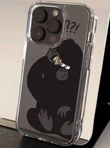 1入組tpu手機套,卡通猴子和問號圖案,防摔,適用於蘋果iphone 12 Pro Max,iphone 12 Pro,iphone 12,iphone 12 Mini,iphone 11 Pro Max,iphone 11 Pro,iphone 11,iphone Xr,iphone 7,iphone 8,iphone Se(2020),iphone Xs Max,iphone Xs,iphone X - 彩色 - 查看 1