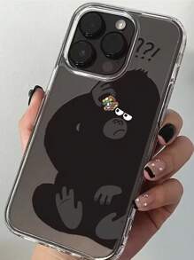 1入組tpu手機套,卡通猴子和問號圖案,防摔,適用於蘋果iphone 12 Pro Max,iphone 12 Pro,iphone 12,iphone 12 Mini,iphone 11 Pro Max,iphone 11 Pro,iphone 11,iphone Xr,iphone 7,iphone 8,iphone Se(2020),iphone Xs Max,iphone Xs,iphone X - 彩色 - 查看 2