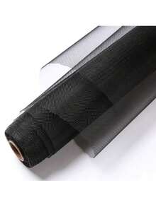 1入室內防蚊蟲網,可調節門網,窗網捲裝,法式庭院門廊,臥室客廳家居裝飾用的滑動門網絡 - 黑色 - 查看 3