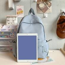 女士休閒雙肩包國中高中大學生雙肩包外出旅行雙肩包日常通勤雙肩包