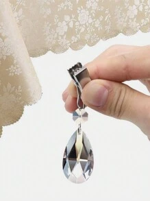 4pcs Crystal Tablecloth Clips Tablecloth Weights For Party Decoration - White - View 5
