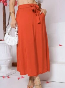 Women Skirts - Naranja - Ver 2