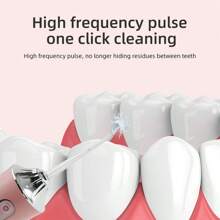 MUBITTU Irrigator Portable Dental Water Flosser 360°ROTARY NOZZLE Water Jet Floss Tooth  Strong Power,Mouth Washing Machine With High frequency motor, Built- in Smart Chip Teeth Cleaner - Pink - View 4