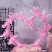 1 Miếng Trắng Lông vũ Đôi cánh Angel Hình dạng Trang trí bánh kem Cho Ngày Lễ Tình Nhân , Lễ cưới , Làm bánh Trưng bày - Hồng - Xem 6