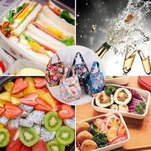 1入組鋁箔加厚午餐袋，帶雙袋口，防水隔熱袋，便當包學校組織袋老師收納袋教室袋教室組織袋