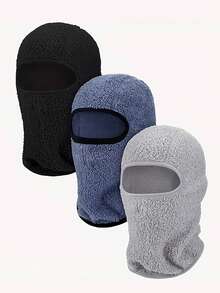 1 件装冬季户外滑雪拉法帽，带防风、防雪、保暖内衬和透气面罩，男女皆宜，适合登山、骑行、露营、滑雪