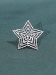 Pentagram Ring - Silver - View 1