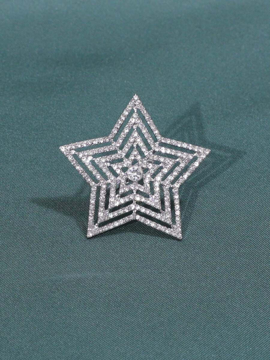 Pentagram Ring - Silver - View 1