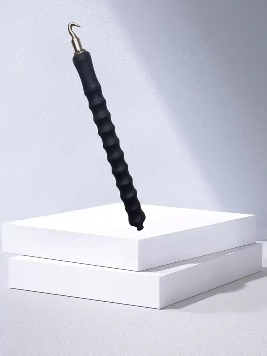 1pc Semi-automatic Steel Hook Tool For Tying And Tightening Rebars On Construction Site - Black - View 1