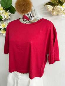 Women T-Shirts - 紅色 - 查看 2