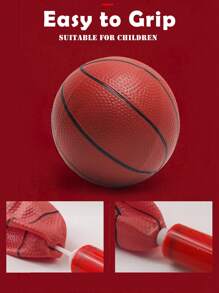 1套可掛式可折疊透明後板迷你籃球架,室內/室外籃球支架,附帶收納功能,男女兒童完美運動玩具 - 黑色 - 查看 5