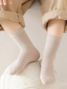 4đôi Trẻ em Sọc đầy Màu sắc Giải trí & Vớ thể thao , Thoải mái Và Linh hoạt Vòng cổ Vớ , Thích hợp Đối với Mặc hàng ngày - Nhiều màu - Xem 8