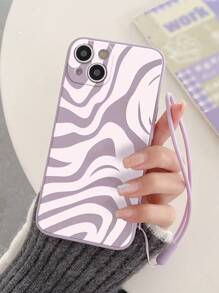 一款紫色 Tpu 塗鴉側噴漆手機殼,附手帶,相容於 Apple Iphone 系列 Iphone7 8 11 12 13 14 15 Promax Plus X Xr Xsmax Se2、三星 Galaxy 系列 A03s、a03core、a04、a12、a13、a14、a21s、a ,a23,a32,a33,a34,a50,a51,a52,a53,a54,a71,a72,a73,s20fe,s21,s21plus,s21ultra,s22,s22plus,s22ultra,小米紅05 ,紅米10a,紅米10c,紅米12c,紅米note9,紅米note9pro,紅米note9s,紅米note10,紅米note11,紅米note12 - 彩色 - 查看 3