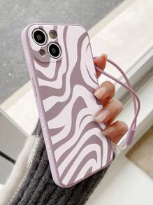 一款紫色 Tpu 塗鴉側噴漆手機殼,附手帶,相容於 Apple Iphone 系列 Iphone7 8 11 12 13 14 15 Promax Plus X Xr Xsmax Se2、三星 Galaxy 系列 A03s、a03core、a04、a12、a13、a14、a21s、a ,a23,a32,a33,a34,a50,a51,a52,a53,a54,a71,a72,a73,s20fe,s21,s21plus,s21ultra,s22,s22plus,s22ultra,小米紅05 ,紅米10a,紅米10c,紅米12c,紅米note9,紅米note9pro,紅米note9s,紅米note10,紅米note11,紅米note12 - 彩色 - 查看 5