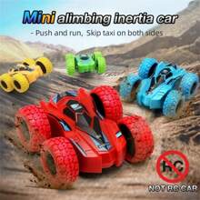 1 件兒童玩具車特技自卸卡車雙面慣性suv 4wd 越野車（部分車身標誌、款式和顏色隨機） - 黃色 - 查看 5