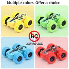 1 件兒童玩具車特技自卸卡車雙面慣性suv 4wd 越野車（部分車身標誌、款式和顏色隨機） - 黃色 - 查看 6