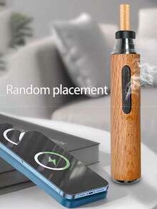 1pc Portable & Non-slip Car Ashtray With Lid, Suitable For Car Smoking While Driving - Yellow - View 7