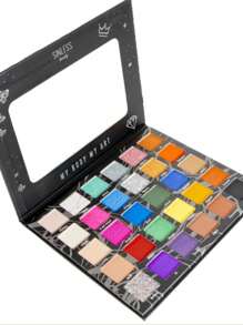 Pr Box Kunno Sinless Beauty Set Sombras Kunno Fijador Brillo - Negro - Ver 2