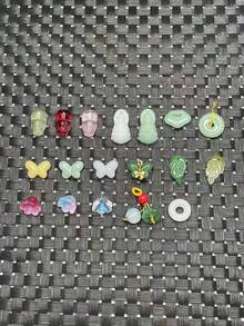 110pcs Artificial Crystal Pendant, Suitable For Diy Jewelry Making - Multicolor - View 2