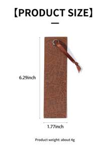 壓花英文書籤橄欖綠高級學生閱讀標籤 - 橄欖綠 - 查看 11