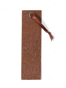 壓花英文書籤橄欖綠高級學生閱讀標籤 - 橄欖綠 - 查看 9