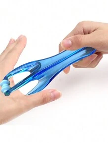 1pc Finger Massage Roller,School,Back To School,Travel,Travel Essentials,Home Essentials,Spa,Massage Tool,Massage,Massager,Spa - Yellow - View 11